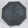 Fekete nagy-pöttyos fodros esernyő