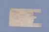 Fehér ingvállas nylontáska 19x37 cm-es méretben (zacskó, reklámtáska)