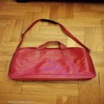 ORIGINAL GREE -exkluzív-luxusmárkás női piros bőr laptoptáska,piros bőr üzleti táska ,női aktatáska